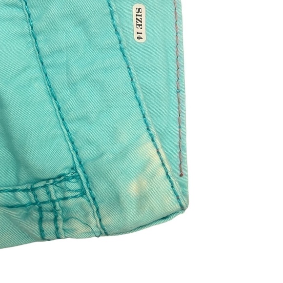 LINCOLN Outfitters Teal Shorts - Picture 3 of 4